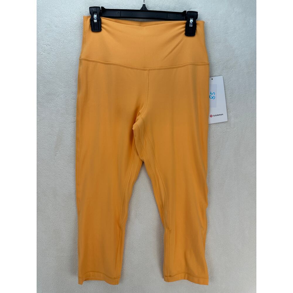 LULULEMON WOMEN'S 10 ALIGN HIGH RISE CROP 21" MANGO DREAM NWT